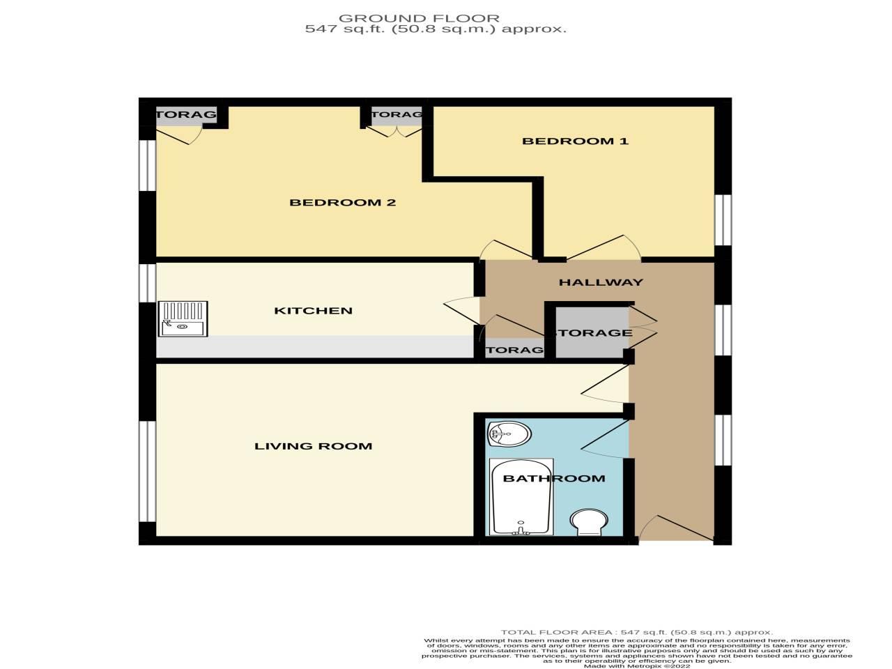 Floor plan of property