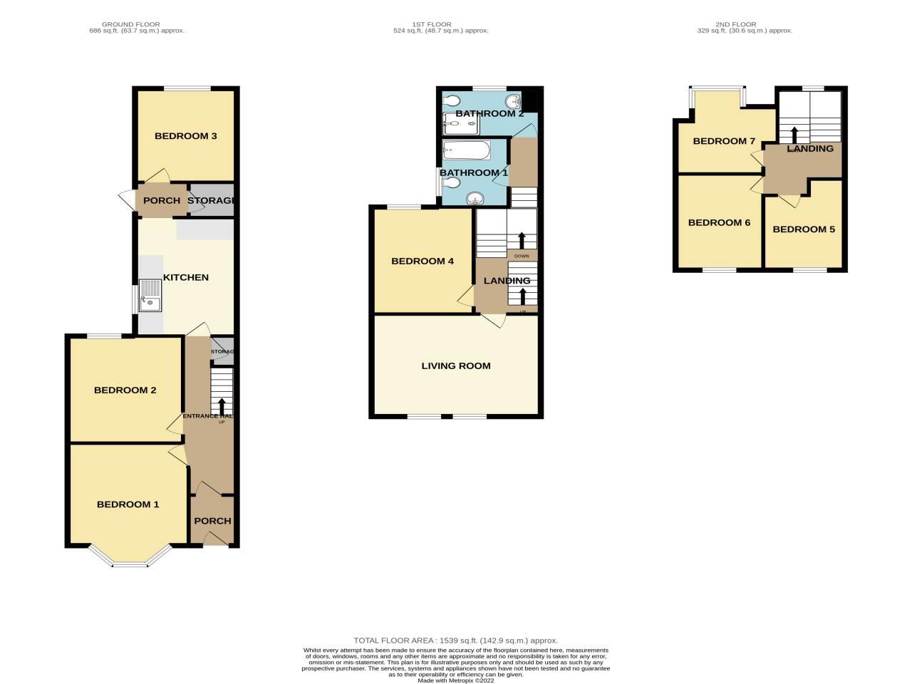 Floor plan of property