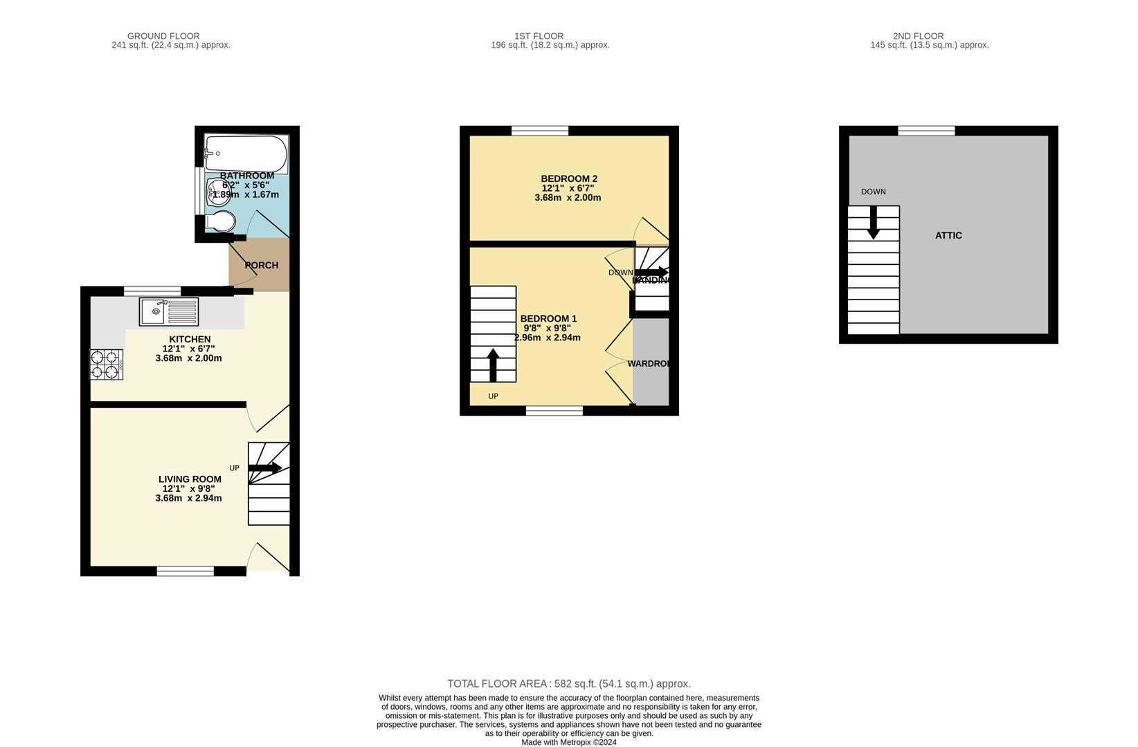 Floor plan of property