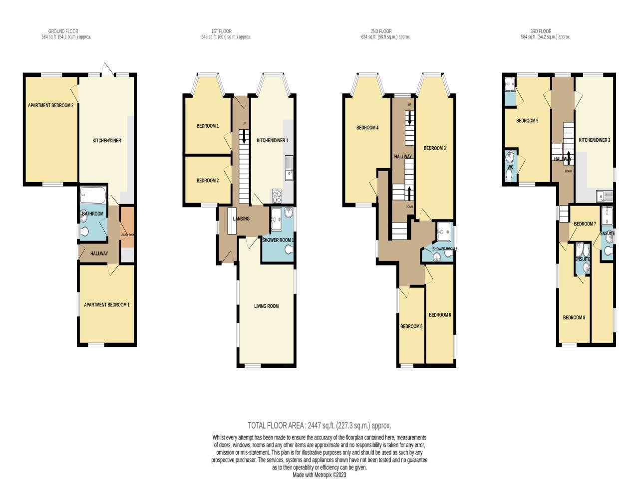 Floor plan of property