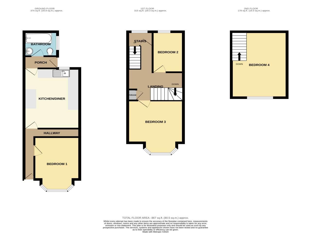 Floor plan of property