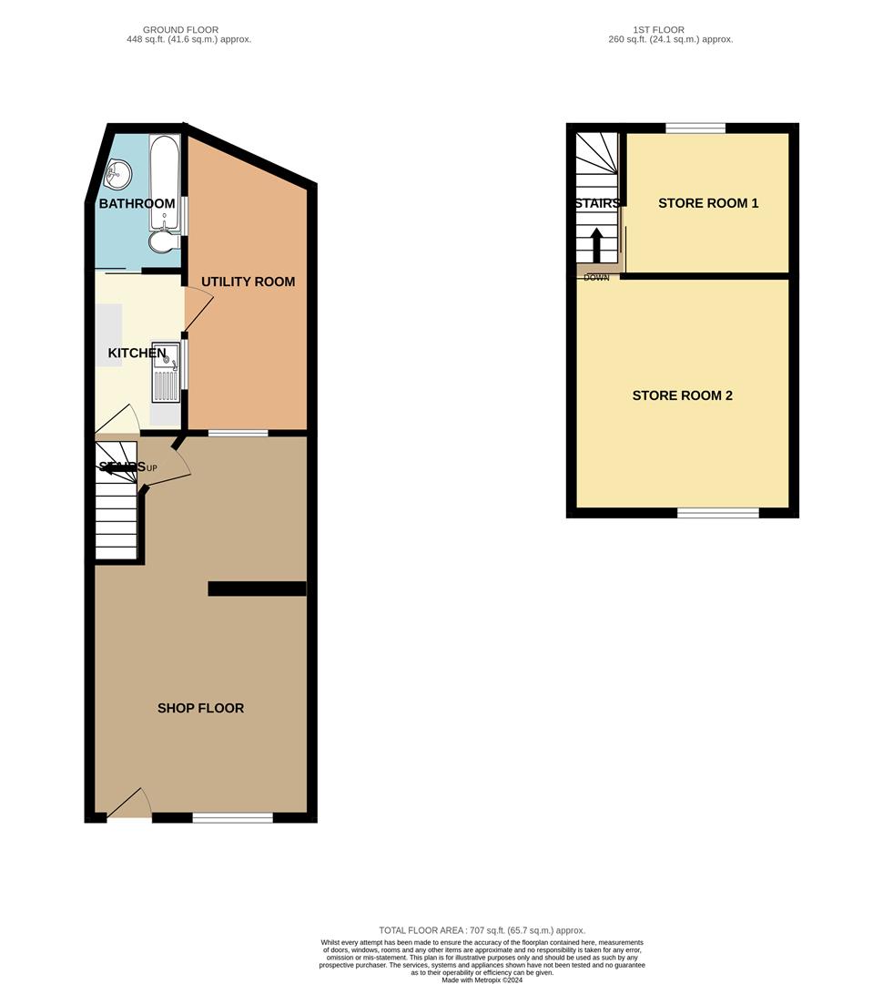 Floor plan of property